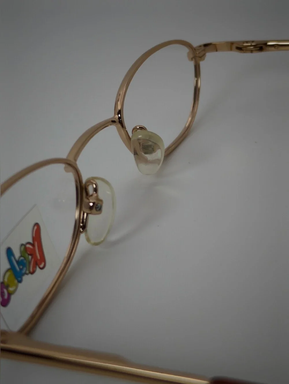Minnow. 41-18.B=23. 125. Kids' Oval Glasses Frame. Spring Hinge.